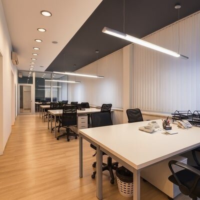 LED Beluchtung für das Büro