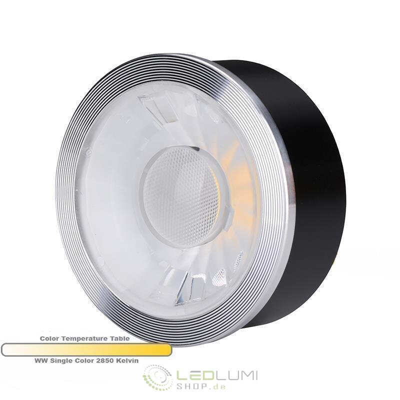 LEDlumi 24V LED White Reflektoreinsatz Spot 285, 6W flach € Linse Single 23,99