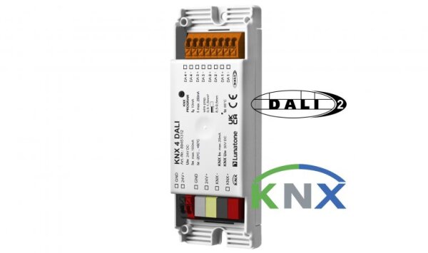 Lunatone KNX 4 DALI Gateway - Schnittstelle KNX -> Dali / 89451312