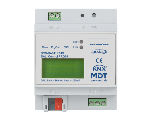 MDT DaliControl IP Gateway PRO64 DALI-2 4TE REG / SCN-DA641P.04S