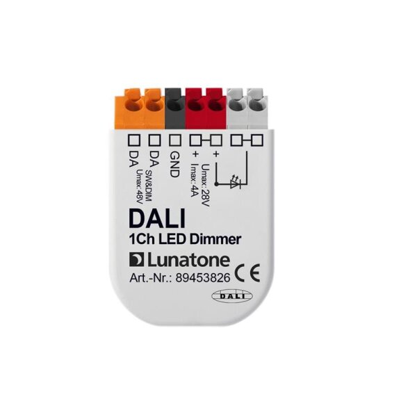 Lunatone DALI DT6 1-Kanal LED Dimmer PWM CV 12-48VDC 4A / 89453826