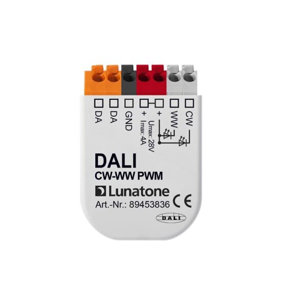 Lunatone DALI DT8 CW-WW PWM 4A 12-48V VDC LED Dimmer / 89453836