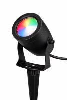 LEDlumi 24V 12W RGBW Strahler schwarz IP68 / ODS12RGBW