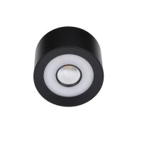 LEDlumi 24V 12W LED Deckenleuchte schwarz magenetisch...