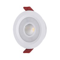 LEDlumi 24V 12W RGBCCT LED Einbaustrahler 86mm weiß...