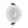 LEDlumi 24V 12W RGBCCT LED Einbaustrahler 86mm weiß 2700-6000 Kelvin / DE12CTWWS