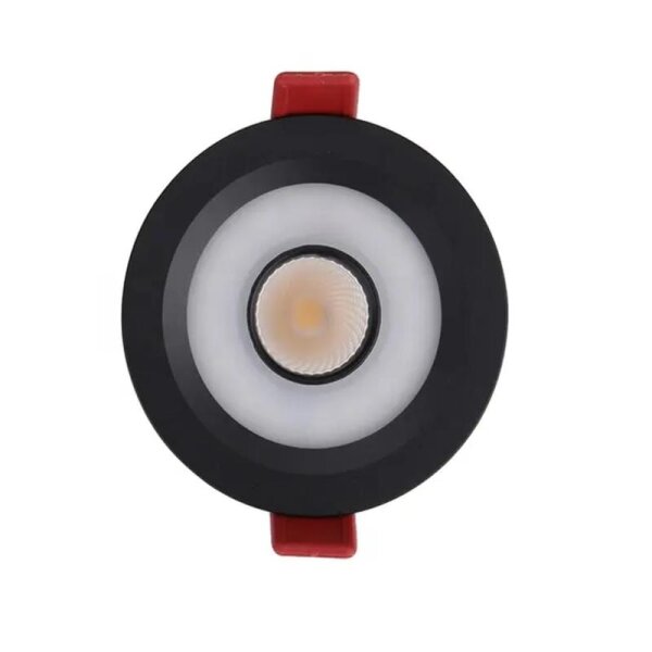 LEDlumi 24V 12W RGBCCT LED Einbaustrahler 86mm schwarz 2700-6000 Kelvin / DE12CTWSW