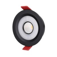 LEDlumi 24V 12W RGBCCT LED Einbaustrahler 86mm schwarz...