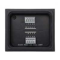 LEDlumi 24V 12W RGBW Up Down LED Wandleuchte schwarz IP65 2700 Kelvin / WLRGBWSW-V2