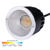 LEDlumi 24V 10W IP65 Tunable White LED Spot Reflektor Reflektoreinsatz 2000-6000 Kelvin MR16 / LL32410-IP65
