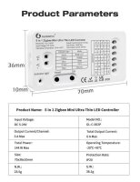 Gledopto GL-C-002P 3A/CH ZigBee Pro Ultra Dünner Mini 5-IN-1 LED Controller