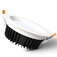 ZigBee Pro RGB+CCT 12W 160mm IP20 LED Einbaustrahler weiß Gledopto GL-D-005P