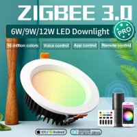 ZigBee Pro RGB+CCT 12W 160mm IP44 LED Einbaustrahler...