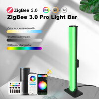 Gledopto ZigBee 3.0 Pro Lightbar Tischleuchte schwarz RGB+CCT DC5V 4W USB-Anschluss / GL-LB-001P