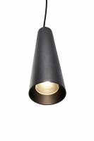 LEDlumi 24V 10W TunableWhite LED Pendelleuchte Hängeleuchte schwarz