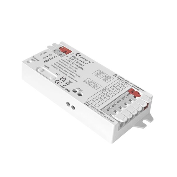 Gledopto LED Controller ZigBee 3.0 Pro+ 3 in 1, 12-48V, Max 15A Output RGB+CCT / GL-C-205P