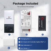 Gledopto LED Controller ZigBee 3.0 Pro+ 3 in 1, 12-48V, Max 15A Output RGB+CCT / GL-C-205P