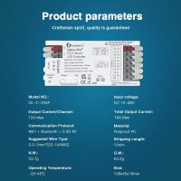 Gledopto LED Controller ZigBee 3.0 Pro+ 3 in 1, 12-48V, Max 15A Output RGB+CCT / GL-C-205P