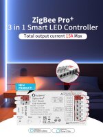 Gledopto LED Controller ZigBee 3.0 Pro+ 3 in 1, 12-48V, Max 15A Output RGB+CCT / GL-C-205P