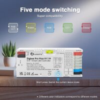 Gledopto LED Controller ZigBee 3.0 Pro+ 5 in 1, 5-24V, Max 15A Output, mit Stecksicherung 20A RGB+CCT / GL-C-601P