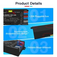 Gledopto ESP32 WLED Digital LED Controller 5-24V | Ethernet | 15 A max | RGBIC / GL-C-616WL