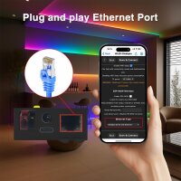 Gledopto ESP32 WLED Digital LED Controller 5-24V | Ethernet | 15 A max | RGBIC / GL-C-616WL