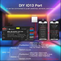 Gledopto ESP32 WLED Digital LED Controller 5-24V | Ethernet | 15 A max | RGBIC / GL-C-616WL