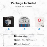 Gledopto Ultra-Mini ZigBee Pro+ Triac AC Dimmer | 230V | 400W / GL-SD-301P