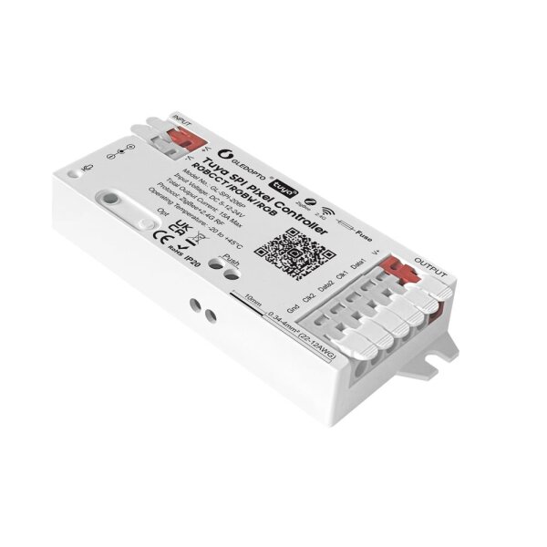 Gledopto LED Controller Tuya ZigBee 3.0 SPI Pixel | RGB/RGBW/RGBCCT | 15A / GL-SPI-206P