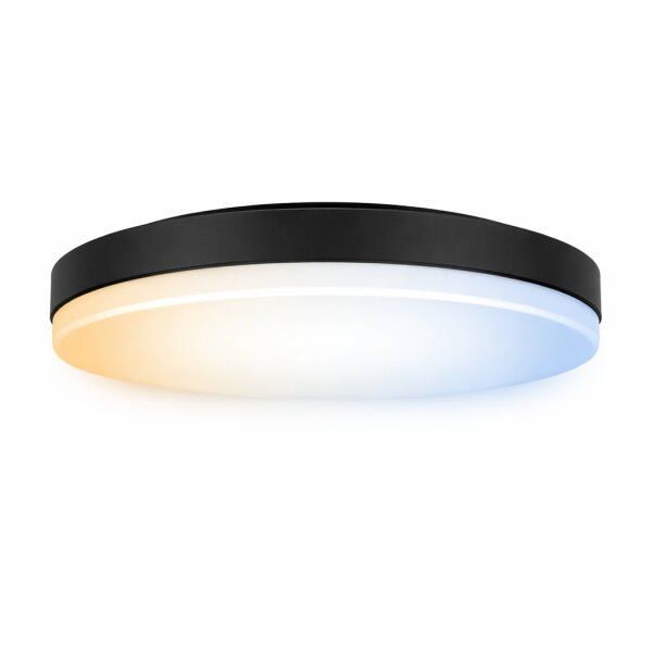 LEDlumi 24V 40W LED Deckenleuchte TunableWhite 2000-6000K Klevin in schwarz