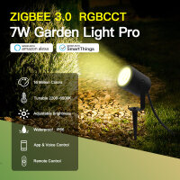 Gledopto GL-G-004P RGBCCT Spot Gartenstrahler ZigBee 3.0 Pro Farbwechsel Farbtemperatur 7W IP65