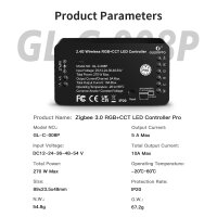 Gledopto 5-Kanal RGBCCT LED Controller ZigBee 3.0 Pro Steuergerät Controller Dimmer GL-C-008P